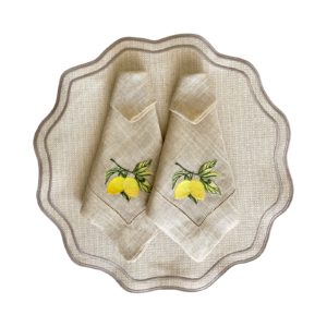 Guardanapo Linho Limão Siciliano