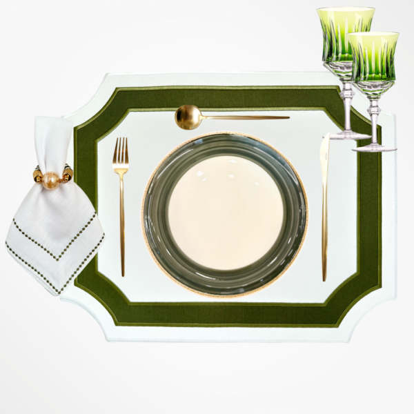 Conjunto Moldura Verde Oliva