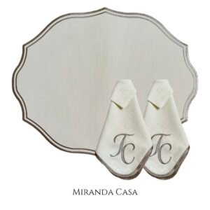 Conjunto Trigo Monograma (Cor: Areia & Fendi)