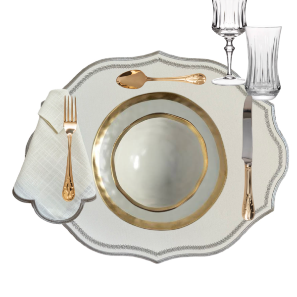 Conjunto Trigo (cor: Marfim & Fendi)