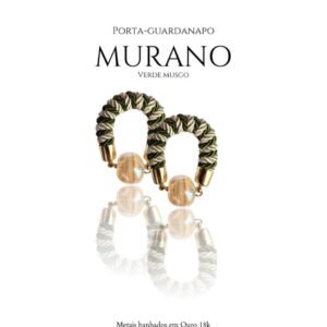 Porta-guardanapo Murano (cor: Verde Musgo)