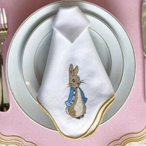 Guardanapo Linho Classic Rosa Algodão