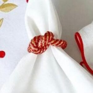 Porta Guardanapo Guirlanda Flores e Frutos